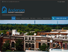 Tablet Screenshot of andersonpm.com